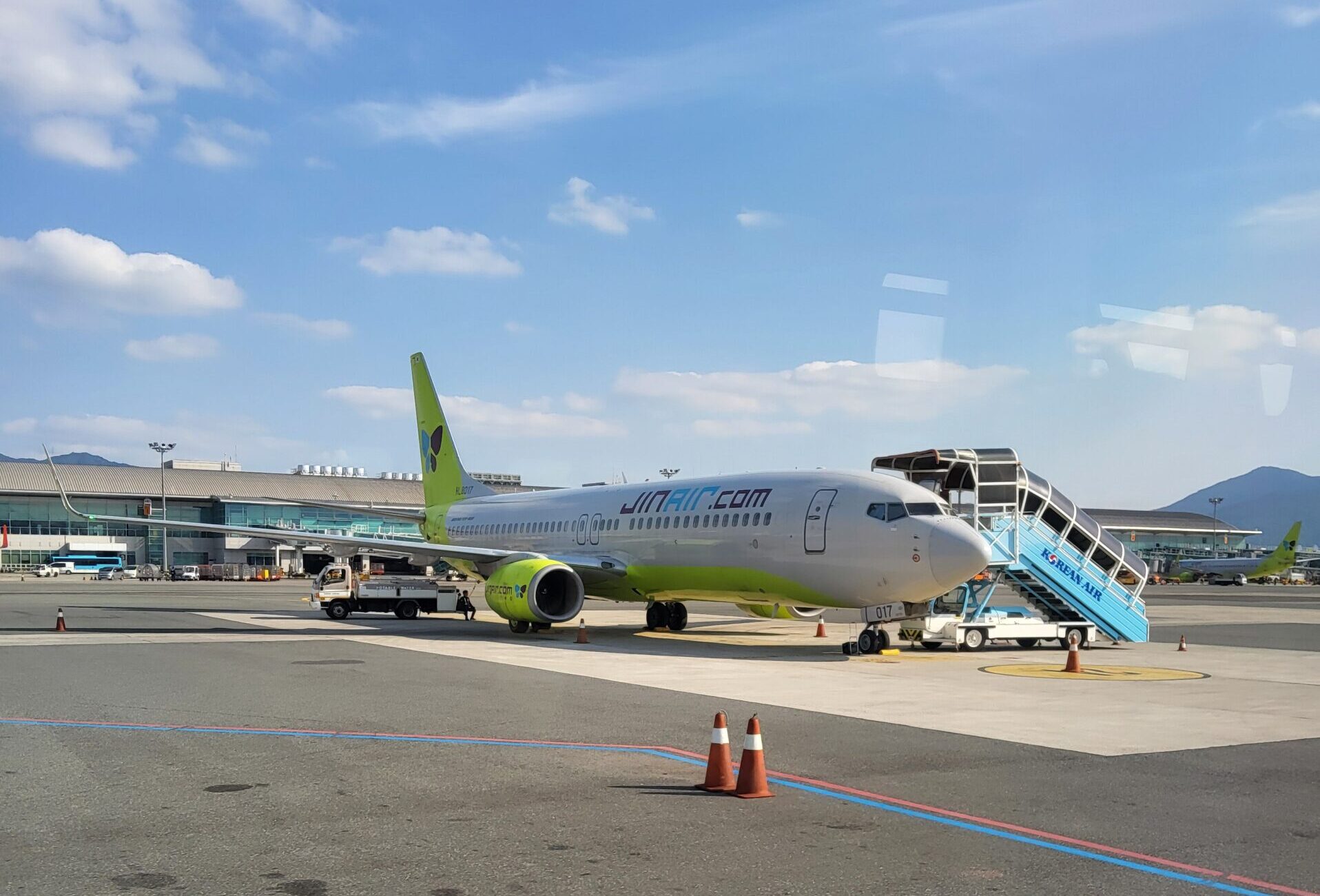 大韓航空グループのLCCジンエアー機
