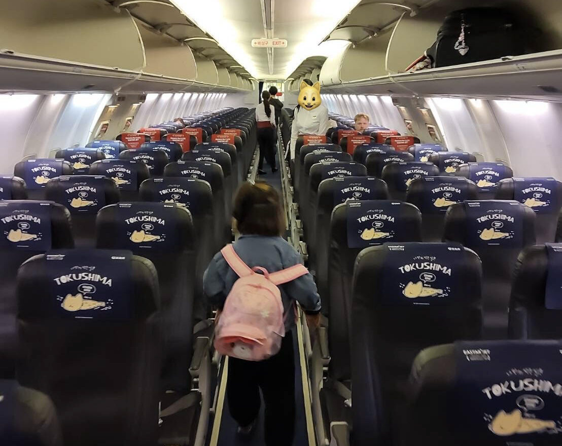 日本路線を運航するイースター航空機