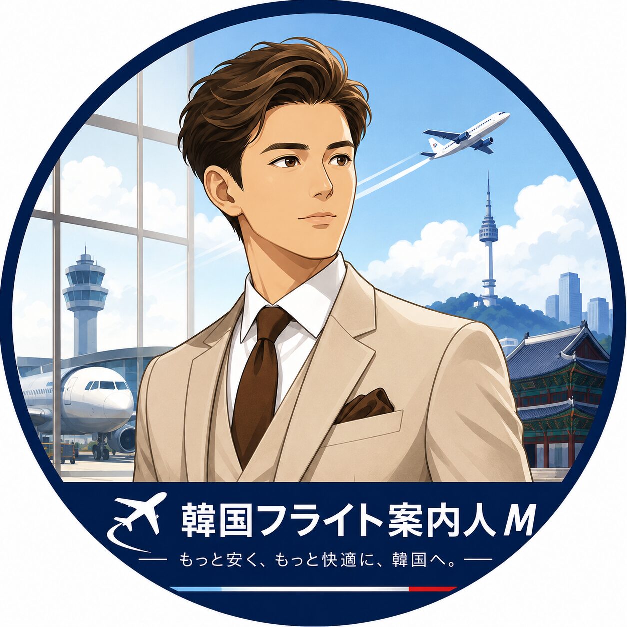 韓国フライト案内人 M