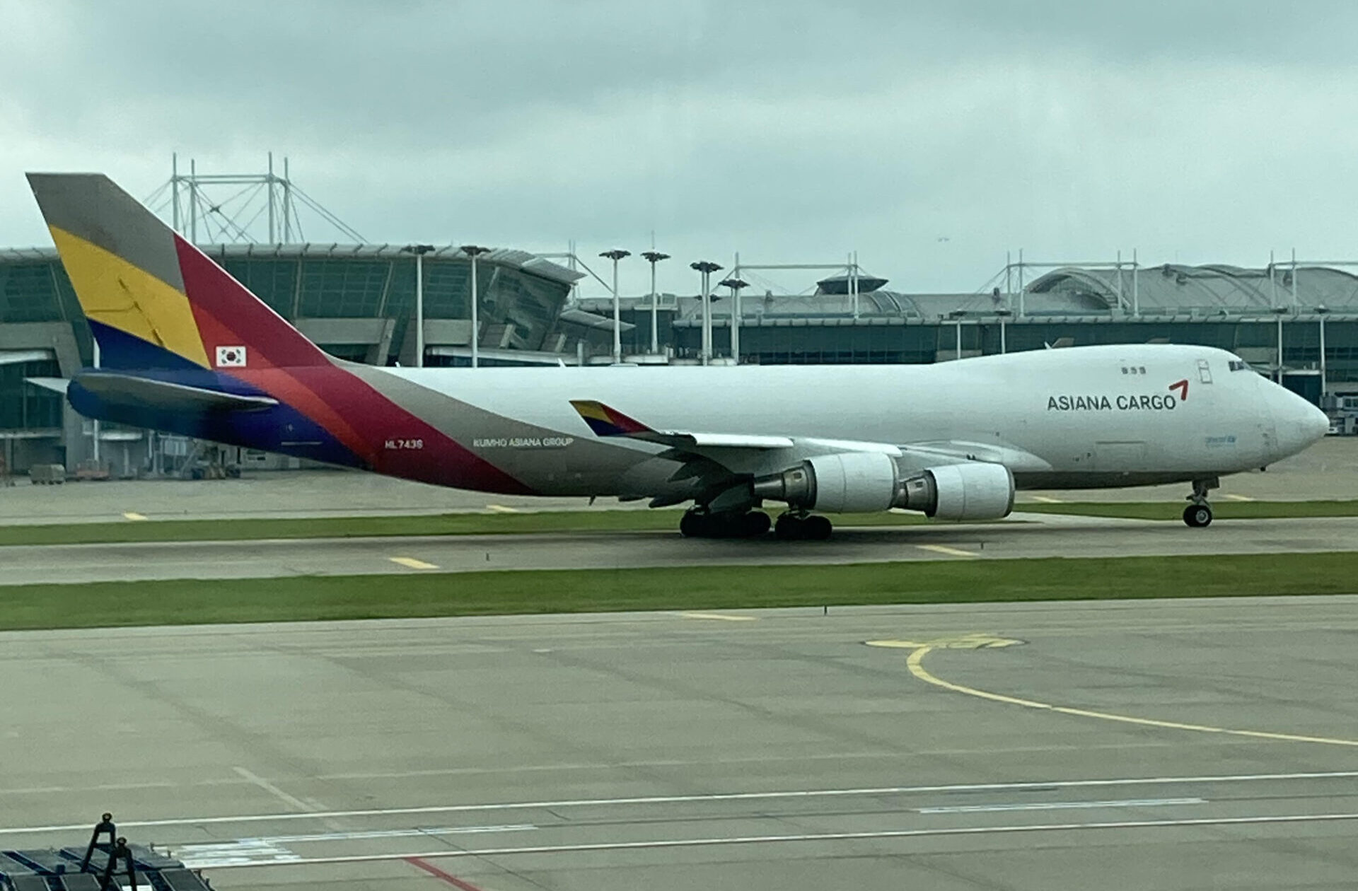 大韓航空との統合を予定するアシアナ航空機