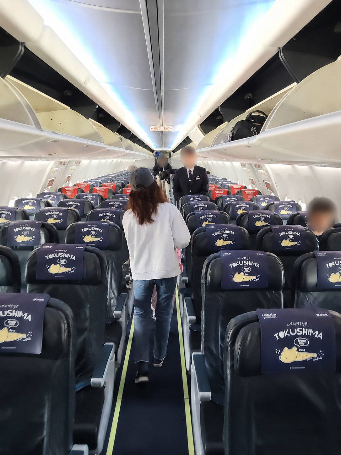 イースター航空の機内と座席