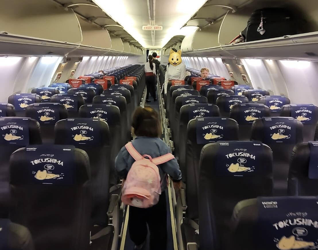 イースター航空の機内の様子