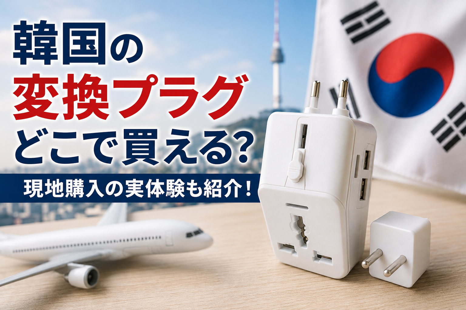 韓国の変換プラグはどこで買える？ダイソー・空港・現地購入を在韓者が調査